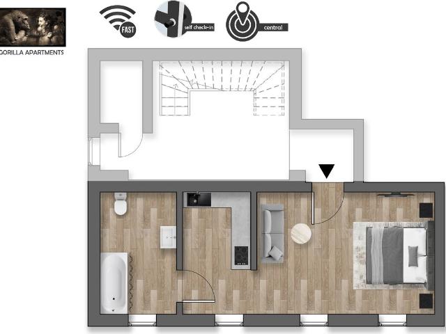 Leipzig Studio Central – quiet, stylish, central, Leipzig Amsterdam Apartments for Rent