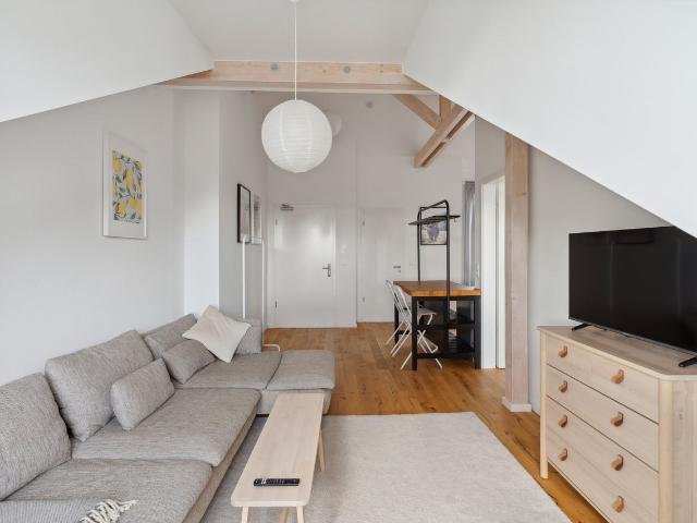 Leipzig Südvorstadt cozy 2 room penthouse with terrace, Leipzig Amsterdam Apartments for Rent