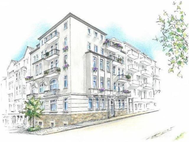 Leißnerstr. 26, Wohnung 2 ~~~ Balkon, Bad mit Wanne und Dusche, Keller, Haus mit Aufzug