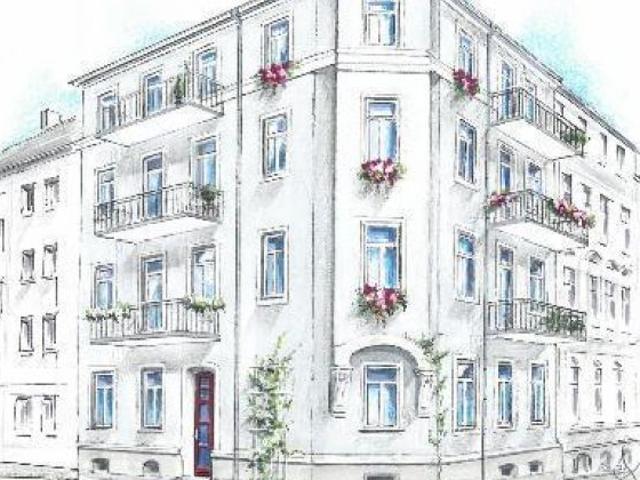 Leißnerstr. 28, Wohnung 6 ~~~ Dachgeschoss, Balkon, Bad mit Wanne und Dusche, Abstellraum im Spitzboden, Keller