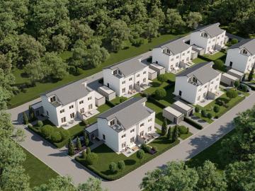 Leistbare Neubau Doppelhäuser 128 m², Kauf ab nur € 1.505, /Monat, hohe Förderung fix 1,5%/10 J. Galerie, Dachterrasse, Eigengarten, Einzelgarage