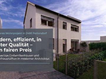 LEISTBARES MODERNES EINFAMILIENHAUS MIT EIGENGARTEN – BELAGSFERTIG | LUFTWÄRMEPUMPE | 2 PARKPLÄTZE