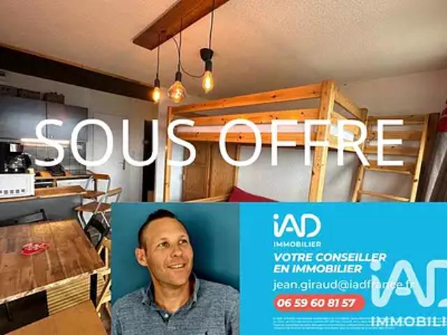 Les Adrets 38190 Achat / Vente appartement 1 pièce t1 au dernier étage