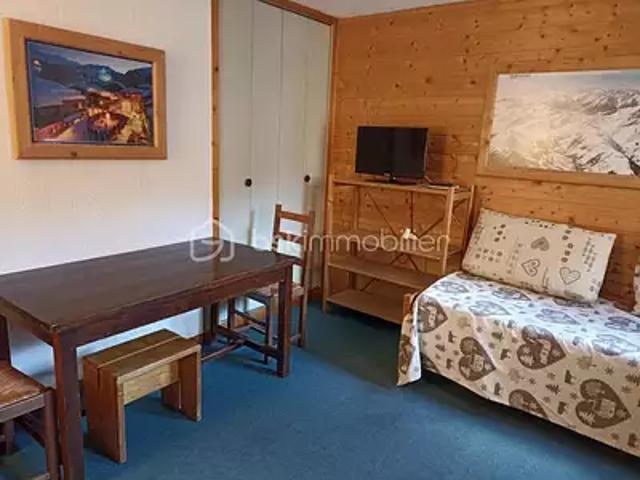 Les Avanchers Valmorel 73260 Achat / Vente appartement 2 pièces t2 au dernier étage