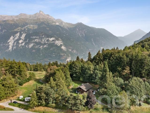 Les Giettes Charakterchalet auf einem außergewöhnlichen Grundstück