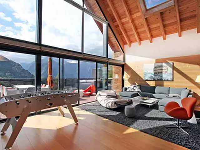 Les Deux Alpes 38860 Achat / Vente maison 6 pièces t6 au dernier étage