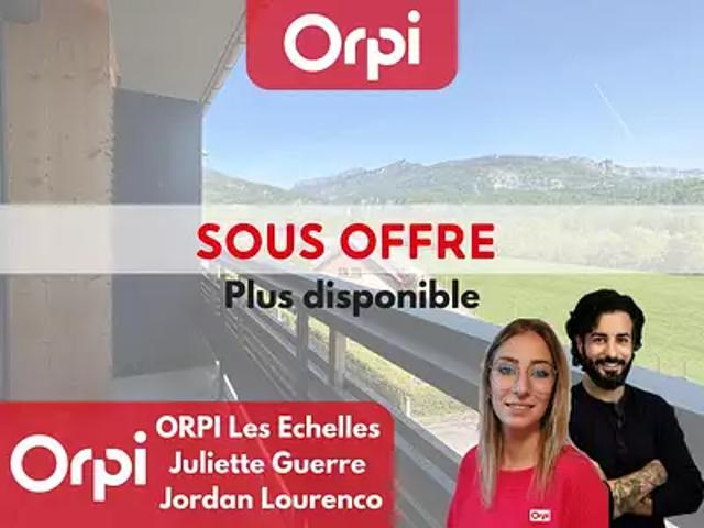 Les Echelles 73360 Achat / Vente appartement 3 pièces t3 cave balcon