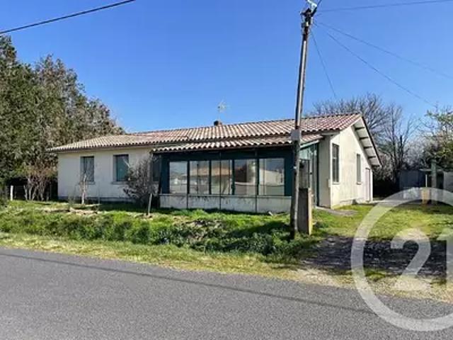 Les Eglisottes et Chalaures 33230 Achat / Vente maison 7 pièces t7