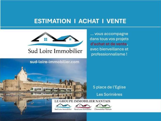 LES SORINIERES: Appartement avec deux chambres plein coeur