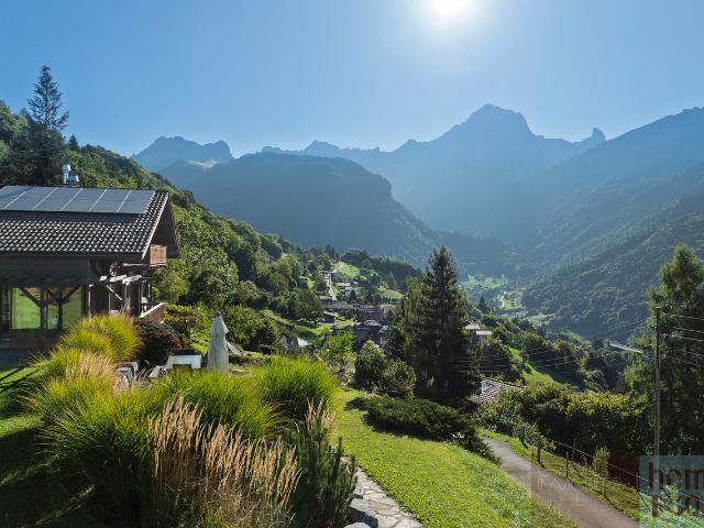 Les Posses sur Bex – Chalet 6 Zimmer, Panorama auf die Dents du Midi