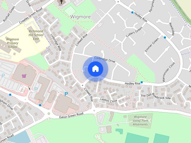 Lesbury Close, Luton, LU2