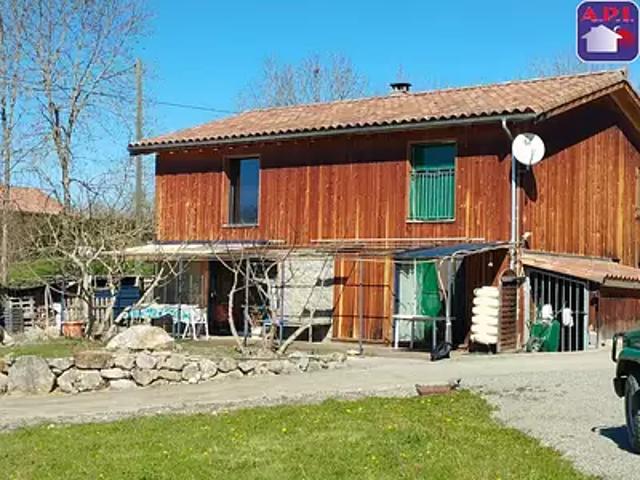 Lescure 09420 Achat / Vente maison 4 pièces t4 terrasse balcon