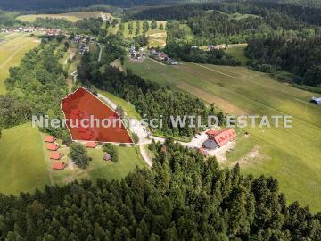 Kompleks 5 domków rekreacyjnych, 1,12 ha, Weremień