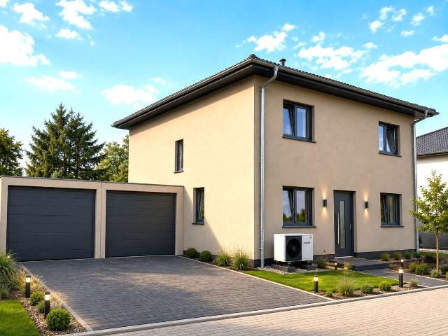 Letzte bezugsfertige Stadtvilla mit Doppelgarage in Glindenberg!