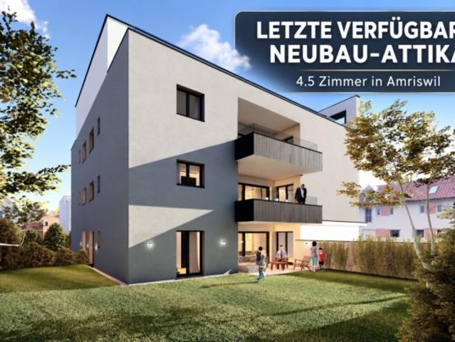 Letzte Einheit im Neubau Attikawohnung mit zwei grosszügigen Terrassen