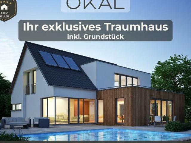 Letzter Bauplatz in bester Lage im Neubaugebiet Dorstadt für IHR neues OKAL Traumhaus Malervorbereitet