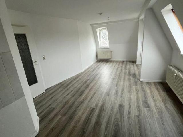 Leubnitz, niedliche 2 Zi. Whg. mit Dusche Dachgeschoss mit Fernblick