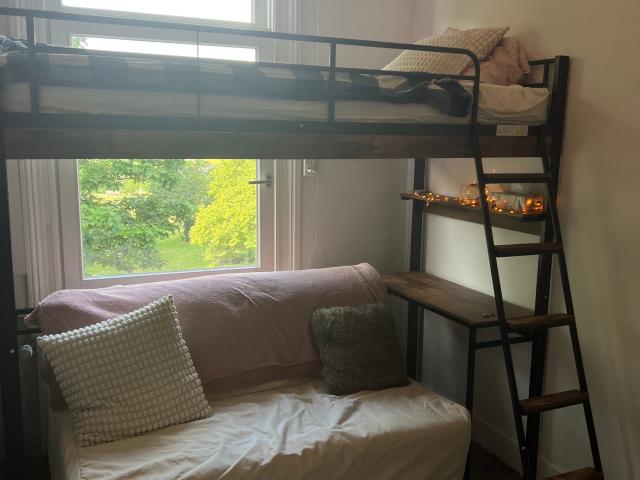Leuke kamer met eigen keuken
