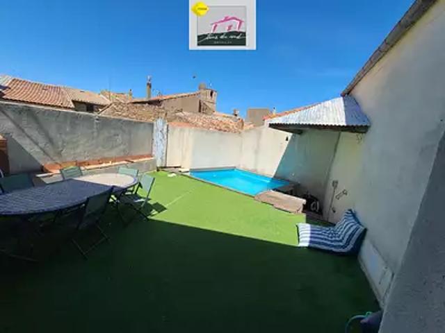 Lézignan Corbières 11200 Location maison 5 pièces t5 terrasse