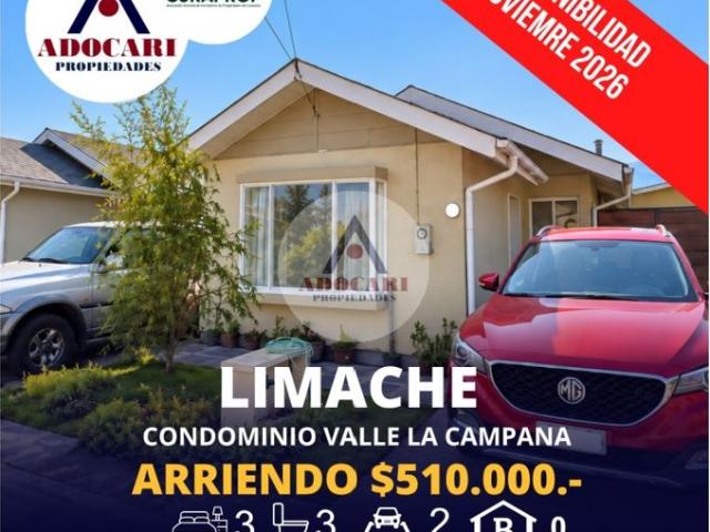 LIMACHE / COND. VALLE LA CAMPANA / 3D 3B 2E SIN BODEGA