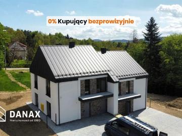 Nowoczesne 101 m² bliźniak z ogrodem i balkonem