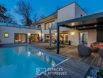 Limonest 69760 Achat / Vente maison 6 pièces t6 au dernier étage piscine