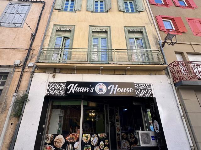 Limoux, immeuble de rapport, rénové, rue commerçante. 168m² Limoux