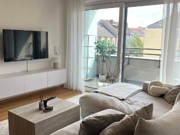 Linz: Moderne 2 Zimmer Wohnung mit Balkon Zweitbezug!