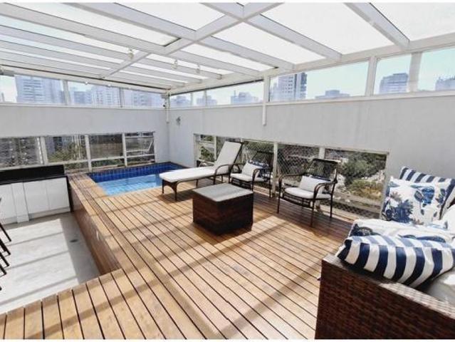 Linda cobertura duplex 244m² / piscina e churrasqueira privativa / 4dorm