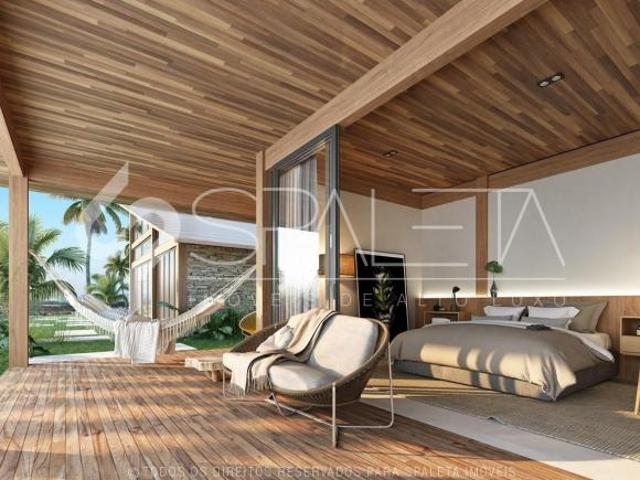 Lindíssima mansão tropical em fase avançada de construção à venda na Fazenda Boa Vista