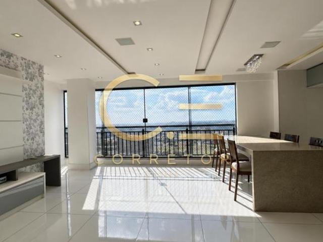 Lindo Ap. 87m² 3 Qtos Suíte, Semi Mobiliado, Condomínio Clube e Vista Livre em Samambaia