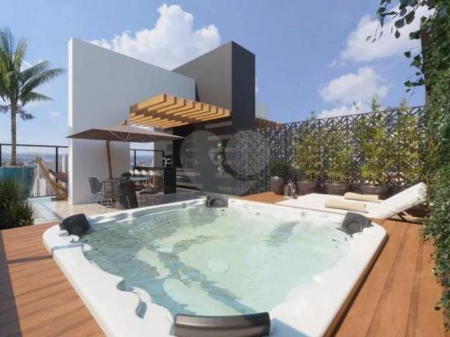 Lindo apartamento com 2 quartos à venda no centro, novo, ensolarado