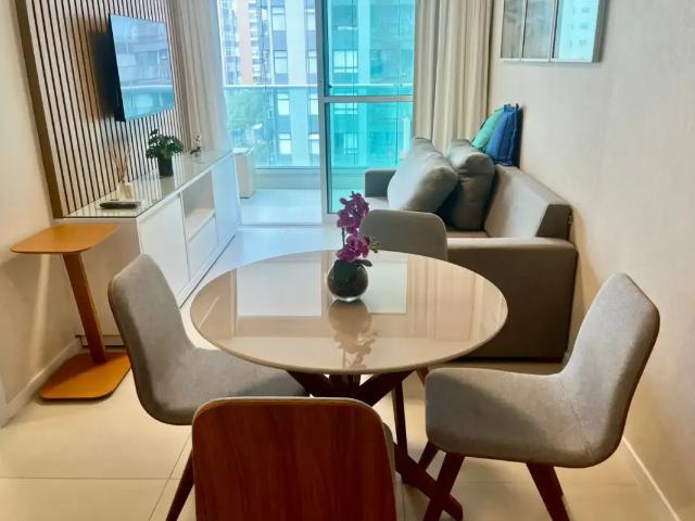 Lindo apartamento quarto e sala,mobiliado, no Duetto Barra