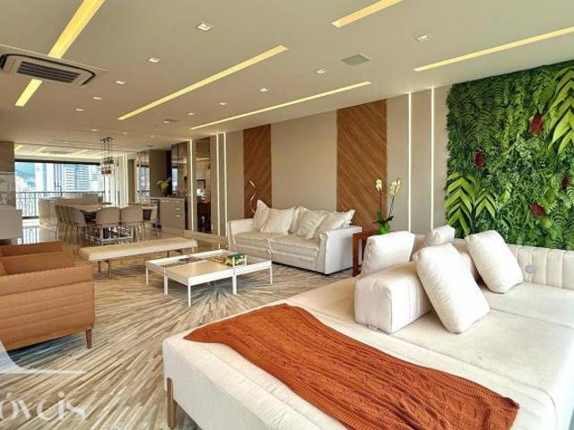 LINDO APTO ALPHAVILLE, VISTA LIVRE, 3 SUÍTES, 5 VAGAS, 313 M2 DE ÁREA ÚTIL