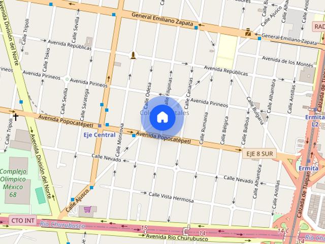 Lindo departamento en tranquila calle de Portales