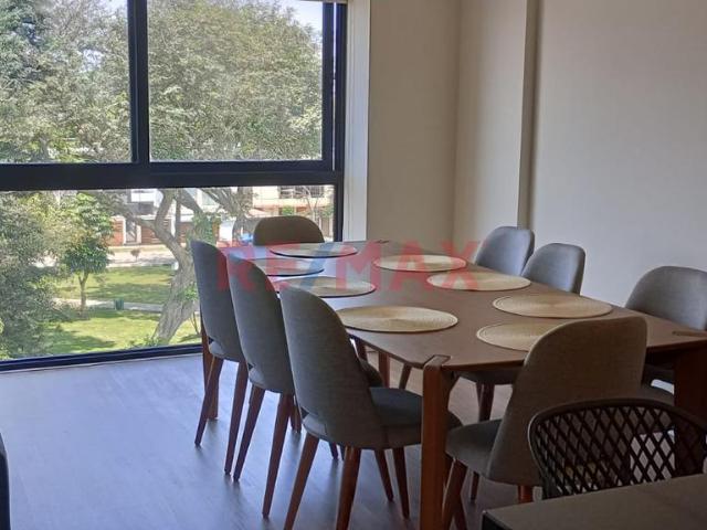 Lindo Duplex De Estreno En Alquiler Amoblado En Surco Frente A Hermoso Parque