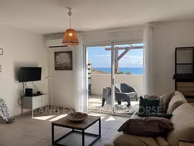 Linguizzetta 20230 Achat / Vente appartement 1 pièce t1 au dernier étage piscine