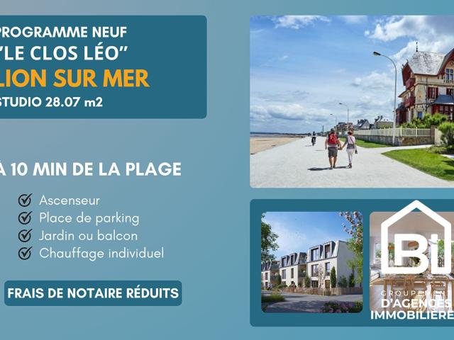LION SUR MER studio de 28,07 m2