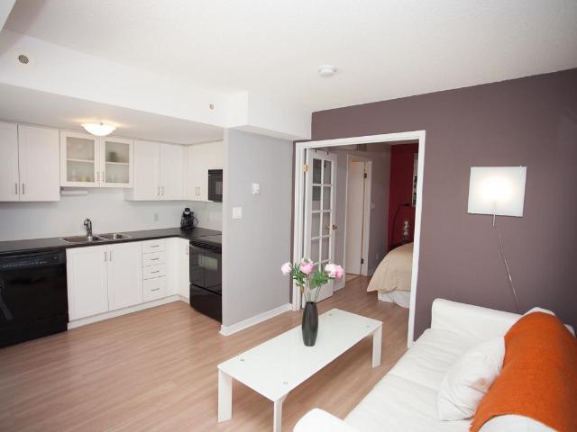Liberty Village Toronto Furnished Apartment Rental at Liberty and Strachan Beautiful 1 Bedroom Suite with French Doors and Great Location