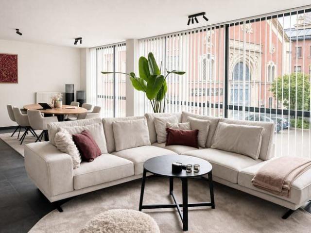 Licht appartement 124 m² met terras en airco, hartje Gent