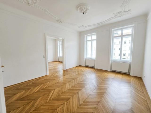 Licht, Eleganz und Großzügigkeit Großzügige 3,5 Zimmer Altbauwohnung mit Fischgrätparkett und Stuck in Bestlage Florianigasse