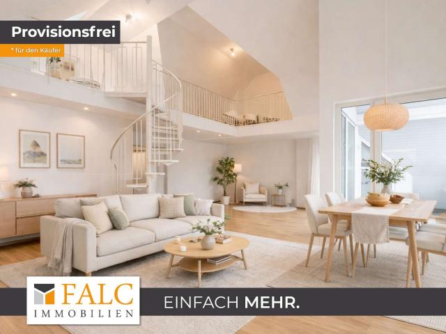 Licht, Raum und Galerie: Stilvolle Maisonette Wohnung mit Westbalkon!