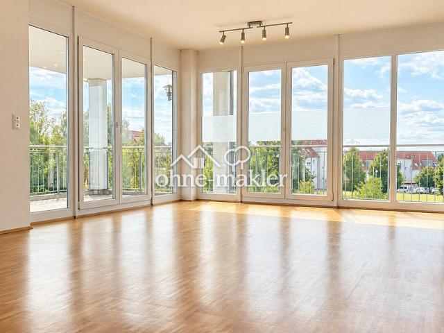 Lichtdurchflutete 4 Zimmer Wohnung mit großzügigem Südwestbalkon – provisionsfrei in Würzburg