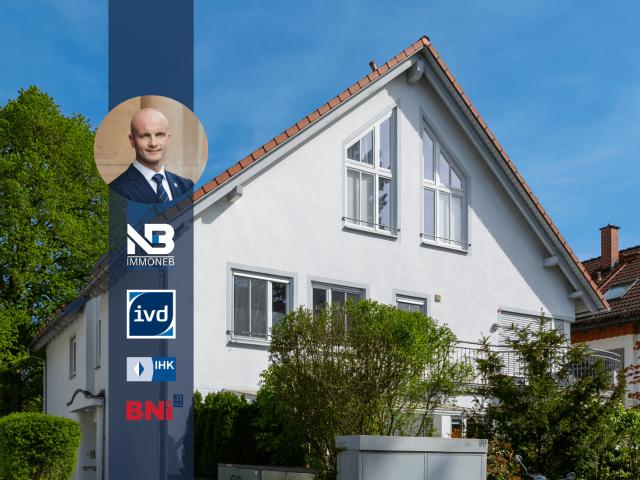 Lichtdurchflutete 4 Zimmer DG Wohnung mit Süd Dachterrasse und neuer Hybrid Wärmepumpenheizung