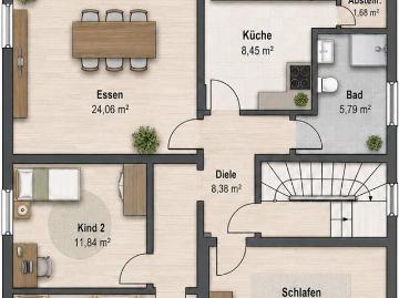 Lichtdurchflutete 4 Zimmerwohnung in Rath Heumar