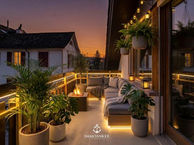Charmante 4.5 Zimmer Wohnung mit Cheminée & hohen Decken Mit individuellem Modernisierungsprojekt