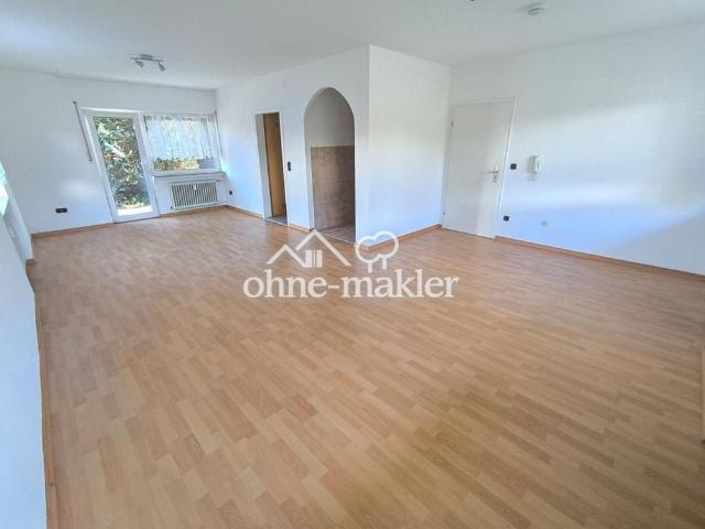 Lichtdurchflutete 1 Zimmer Erdgeschosswohnung mit Terrasse in Großen Linden