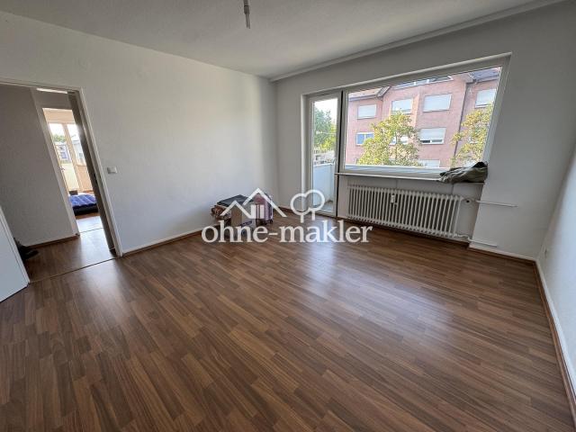 Lichtdurchflutete 2 Zimmer Wohnung mit zwei Balkonen