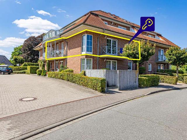 Lichtdurchflutete 2 Zimmer Wohnung mit zwei Sonnenbalkonen in attraktiver Lage von Laboe