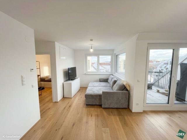 Lichtdurchflutete 2 Zimmer Wohnung mit großer Terrasse | WOHNEN IN ST. GOTTHARD